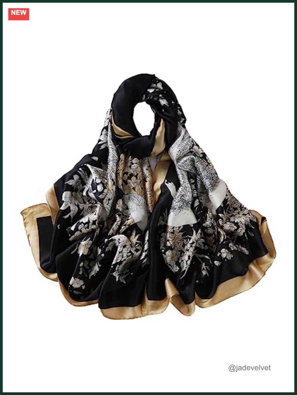 100% Mulberry Silk Long Lightweight Scarf Shawl Wrap